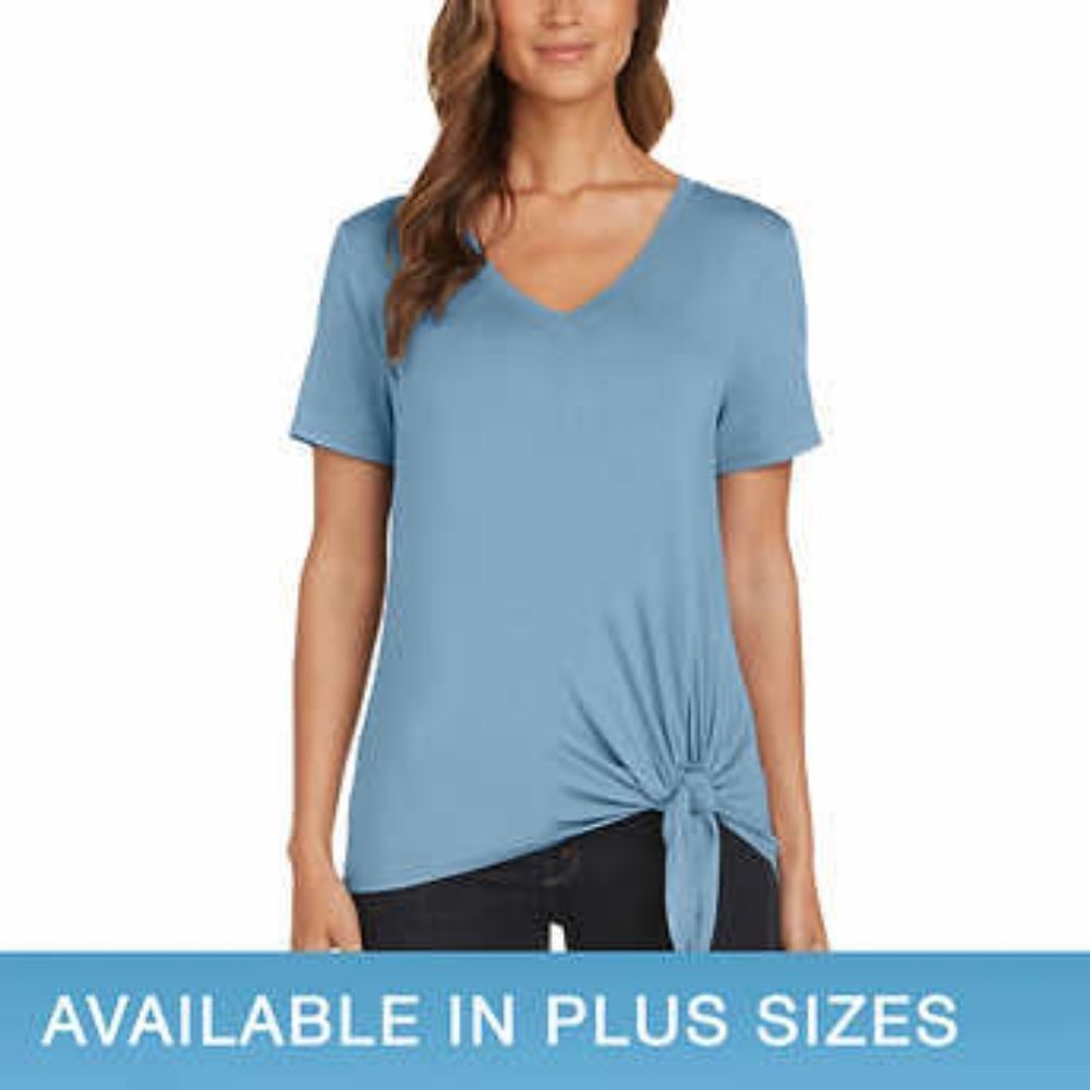 Matty M Ladies' Side Tie Tee